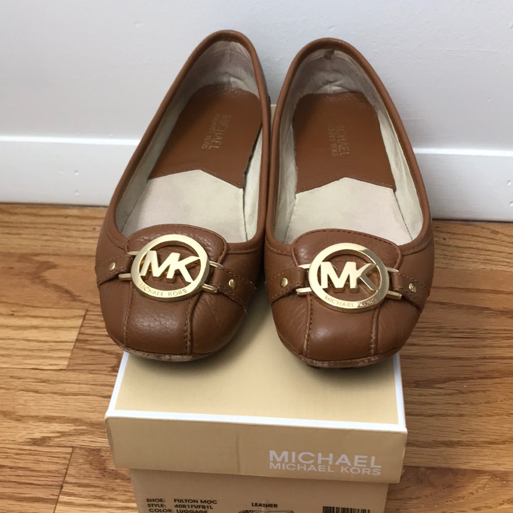Michael Kors Leather Flats